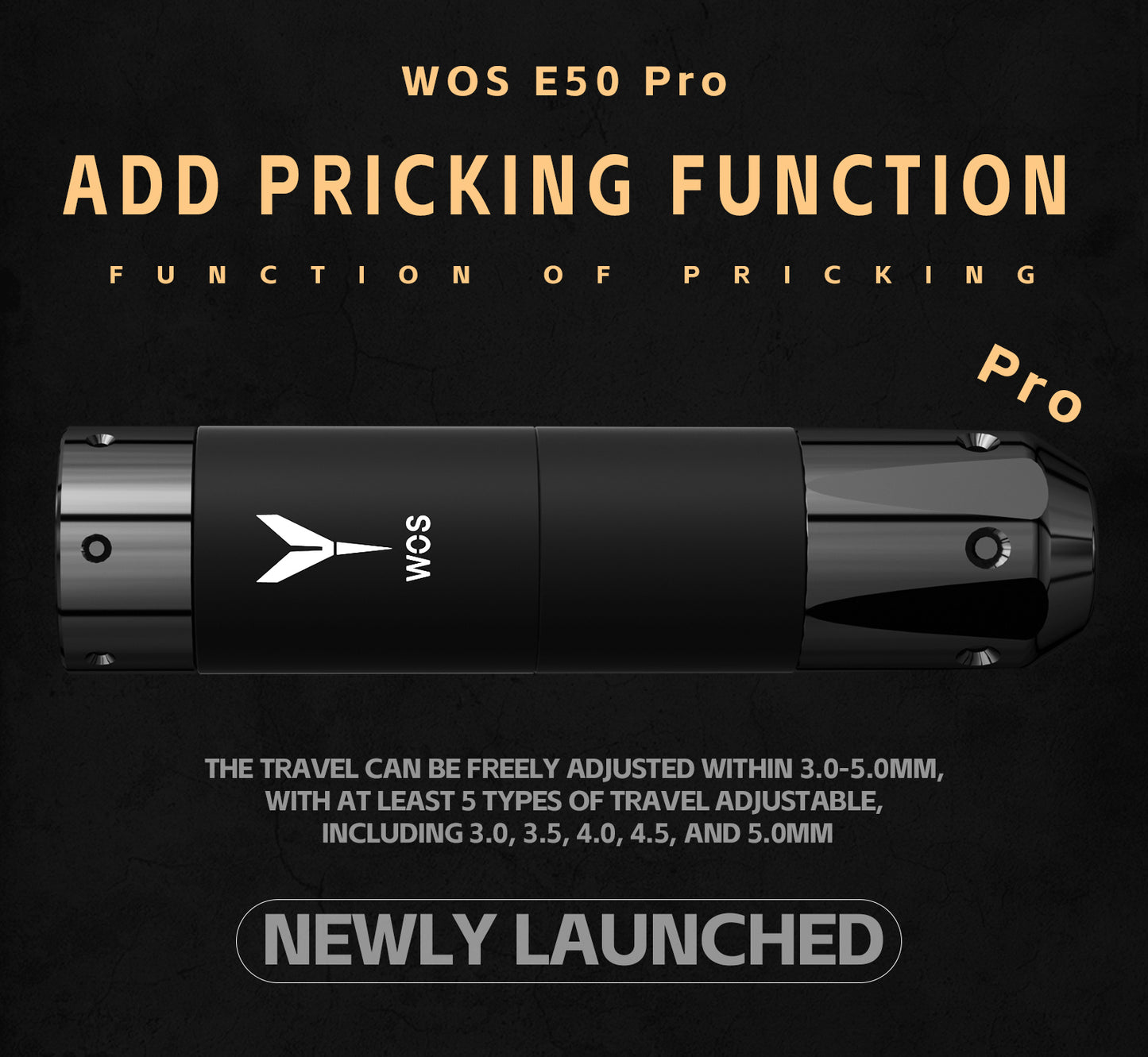 WOS E50 Pro  WIRELESS TATTOO PEN