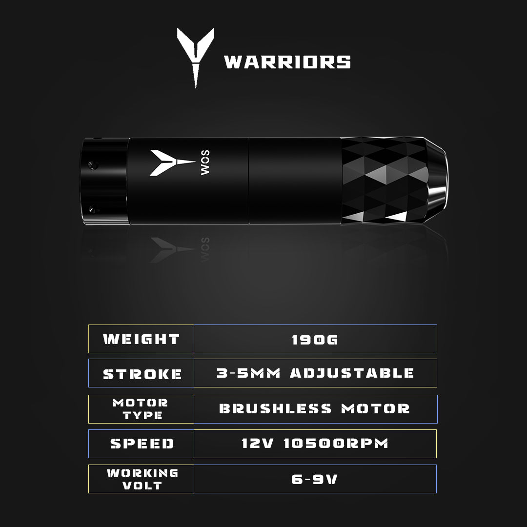 WOS E50 Diamond handle WIRELESS TATTOO PEN